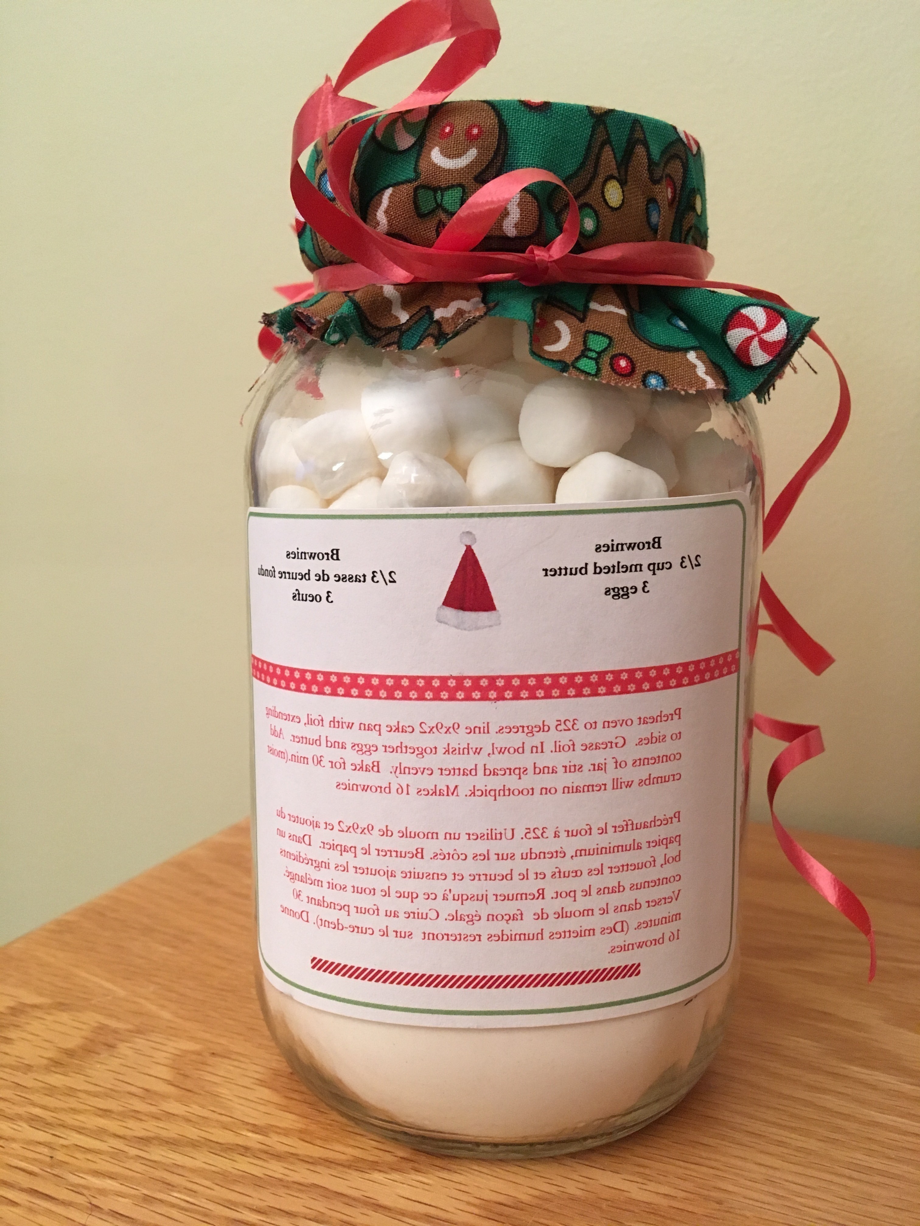 Brownies in a jar