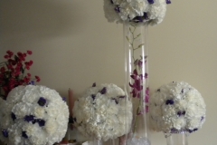 carnation spheres by le bouquet blanc