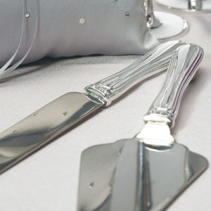 Silver plated cake server