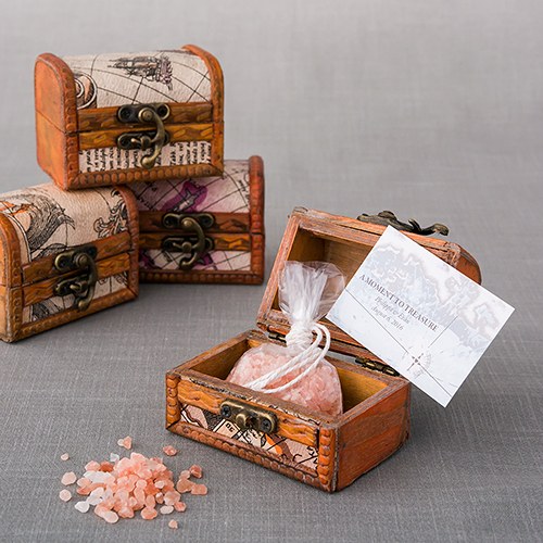Wooden Treasure Gift Boxes Wedding, Small Wooden Treasure Box