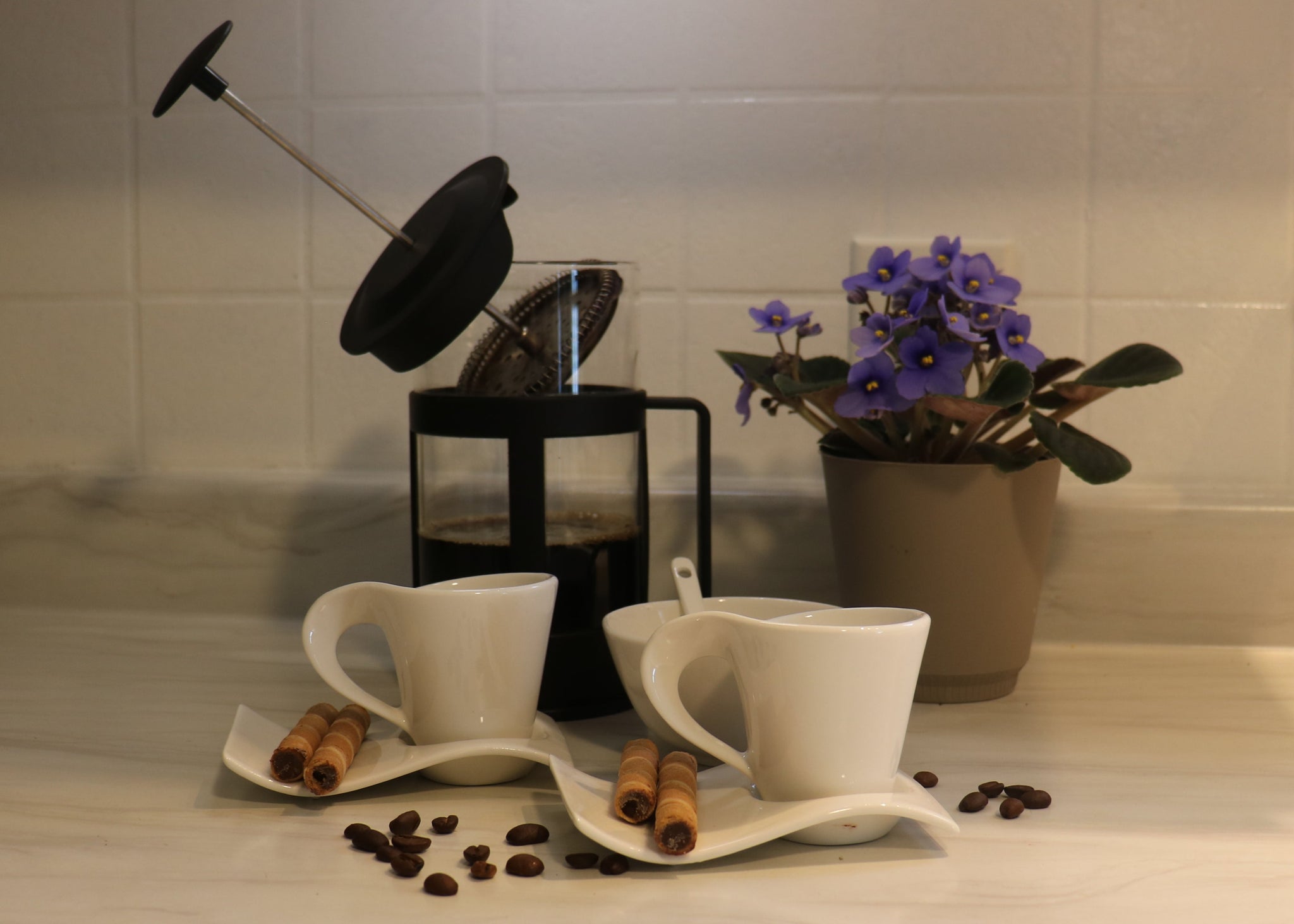 swish cup and biscotti favor