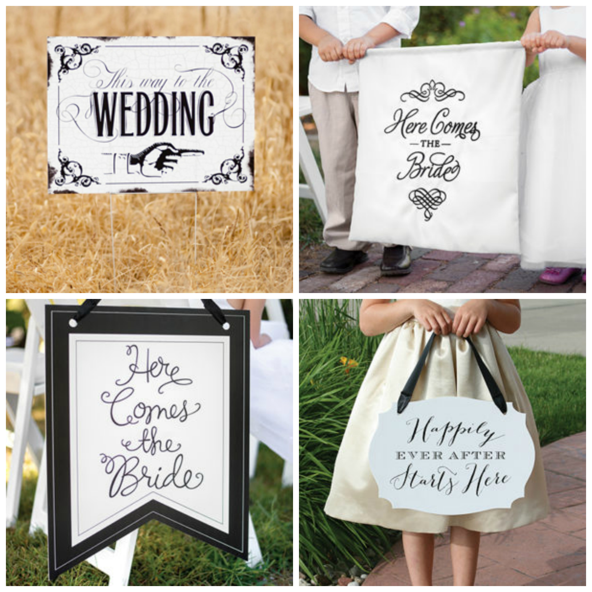 Banners, Wedding & Reception Signs