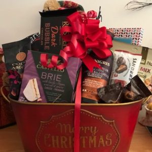 Merry Christmas gift basket