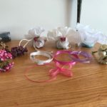 Bonbonnieres, Ribbons and flowers