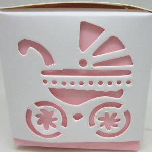 pink carriage baby gift boxes