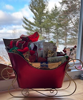 Shiny Red Santas Sleigh